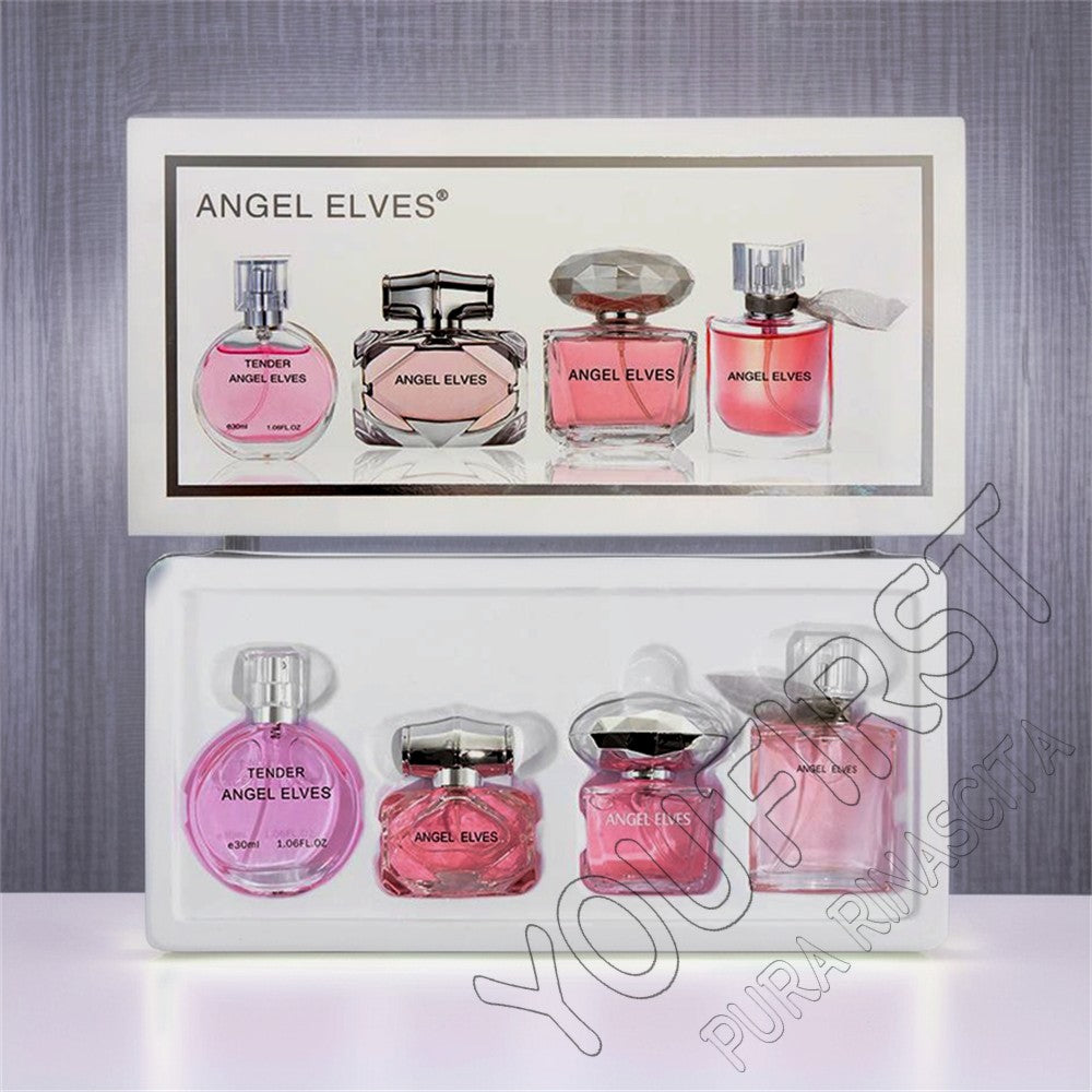 Gift Box 4Pcs Set Perfume Women 120ml Club De Nuit Perfumes De Mujer Lasting Fragrance Parfum Femme Floral Fruity Scent Spray