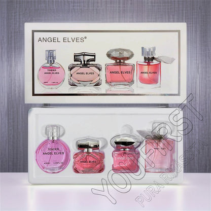 Gift Box 4Pcs Set Perfume Women 120ml Club De Nuit Perfumes De Mujer Lasting Fragrance Parfum Femme Floral Fruity Scent Spray