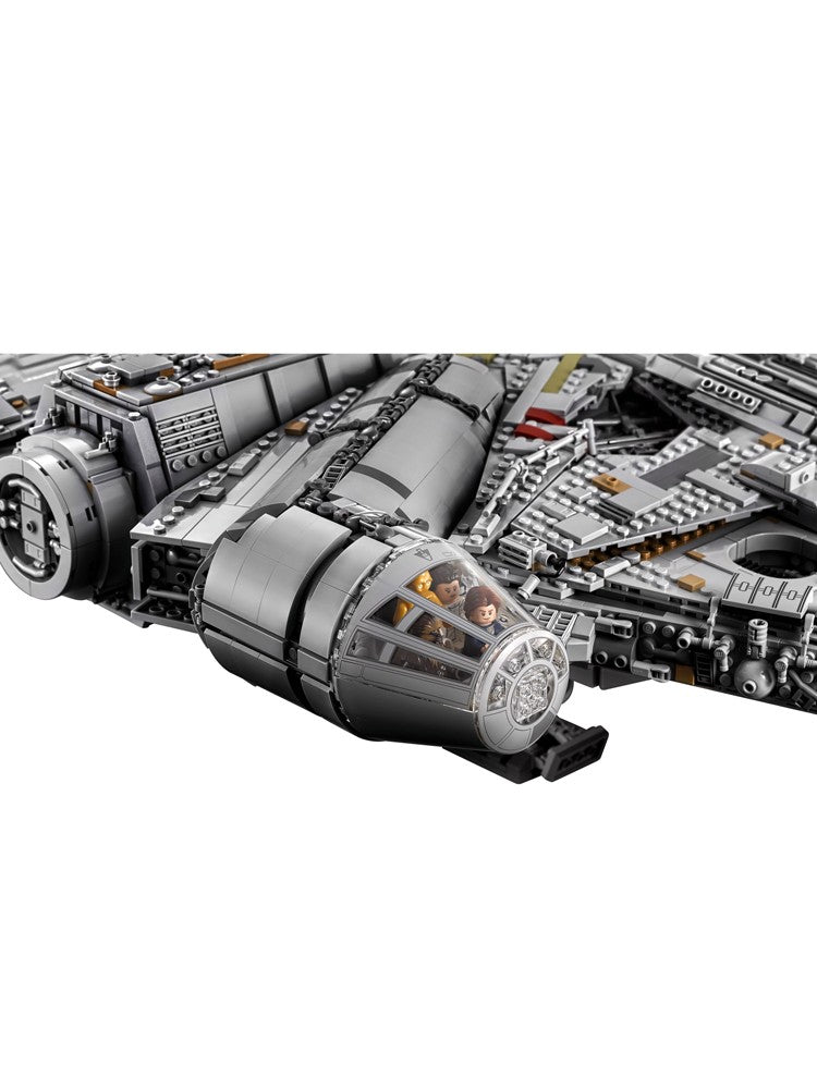 LEGO 75192 Star Wars Millennium Falcon – Ultimate Collector Series Kit de Construção de Blocos de Montar de Maquete e Nave Espacial (Versão Adulto)
