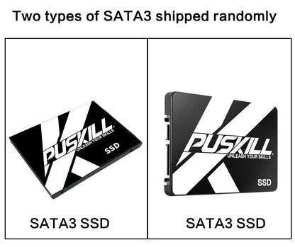 PUSKILL SATA3 1TB 2TB 512GB 256GB 128GB SSD 2,5 polegadas Disco Rígido Interno de Estado Sólido para Notebook Desktop