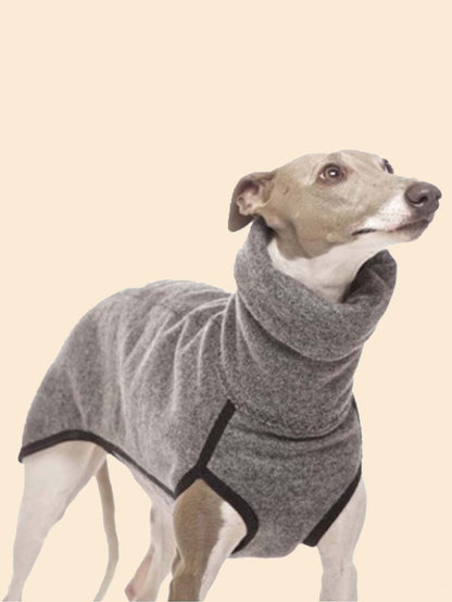Roupas para Galgos, Pijama de Inverno para Cães Macacão Gola Alta Elástico Roupas para Galgos Roupa de Estimação Casaco para Cães de Porte Médio, Gran