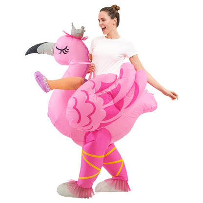 HOT Anime Dinosaur Inflatable Costume Party Mascot Costumes Suit Disfraz Cosplay Halloween Costumes For Adult Kids Dress