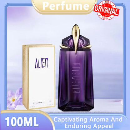 Perfume Feminino Alien Monster 100ML Floral Parfum Natural para Noite de Encontros Aroma Perfume MUGLER EAU DE PARFUM Fragrância de Longa Duração