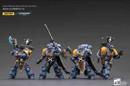 1/18 JOYTOY Action Figure 40K The Horus Heresy Space Wolves Figures And Mechas Logan Ghostwolf Anime Model Toy