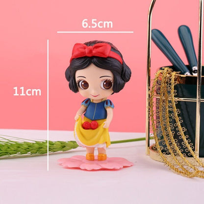 Princesa Disney Ariel Rapunzel Cinderela Sereia Anna Elsa Bela Sofia Branca de Neve Mulan A Pequena Sereia Bonecos Brinquedos Presente Infantil