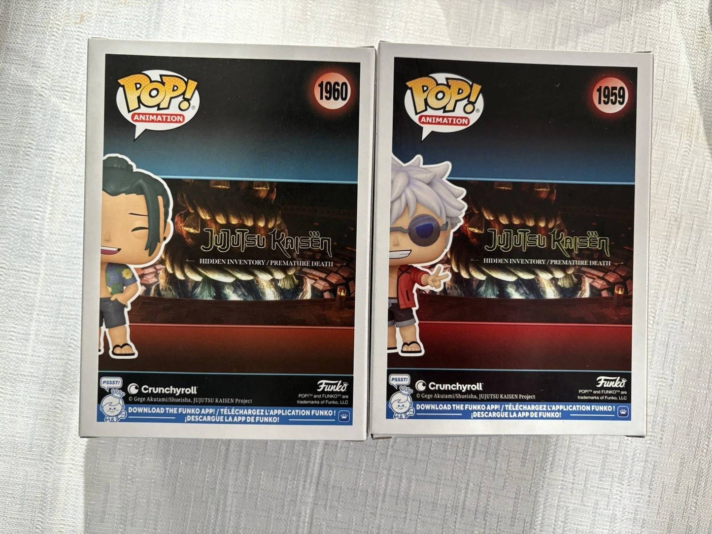 Jujutsu Kaisen Figure Satoru Gojo Suguru Geto Funko Pop Figurine 2025 Anime Expo Summer Day Limited Edition Model Toy Gift