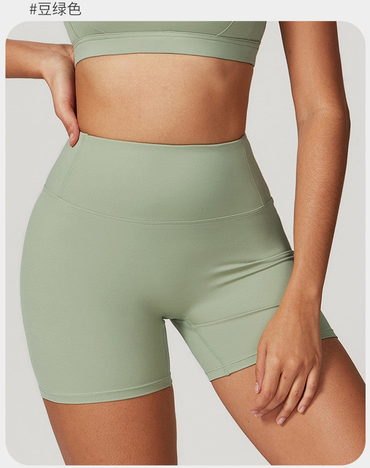 SWELTERING Gym Fitness Shorts Running Cycling Sports Shorts Breathable Workout Short Leggings High Waist Fitness Yoga Shorts