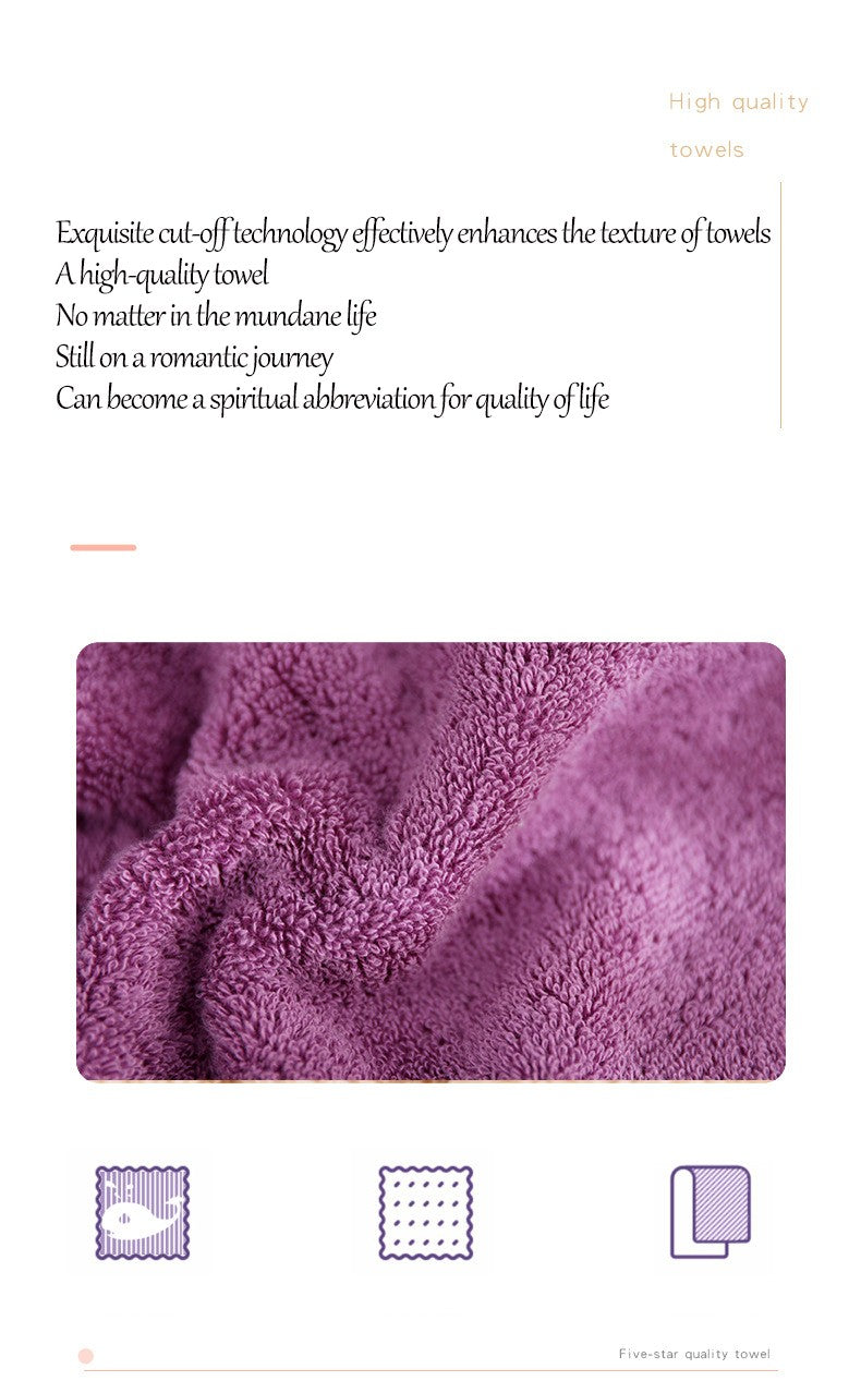 4pcs/Set Cotton Premium Hand Towel Set Lightweight And Highly Absorbent Quick Drying Thicken Soft Face Hand Towel 35x75CM