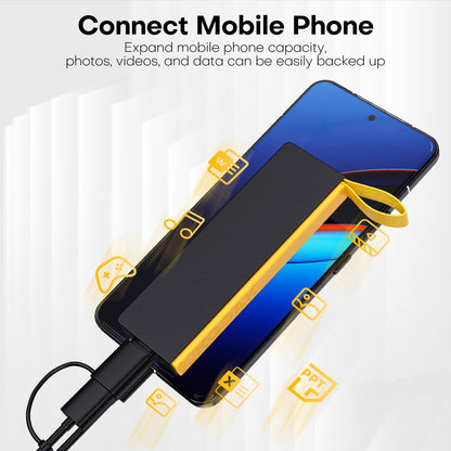 Kodak X106 Portable SSD 2TB 1TB USB 3.2 Type C External Drive Hard Disk 512GB 256GB Solid State Drive For PS4 Laptop Macbook PC