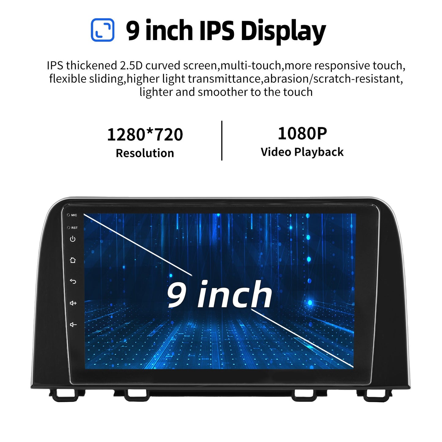 Para Honda CRV CR-V 2017-2021 CarPlay Android 14.0 Aparelho de Som Automotivo Rádio GPS Navegação Bluetooth WiFi 2+32GB Unidade Principal SWC ASP FM/RDS