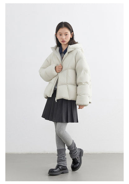 CHIC VEN Women Pleated Skirt High Waist Casual Preppy Style A-line Thick Mini Skirt for Girl Autumn Winter 2025 Ladies Clothing