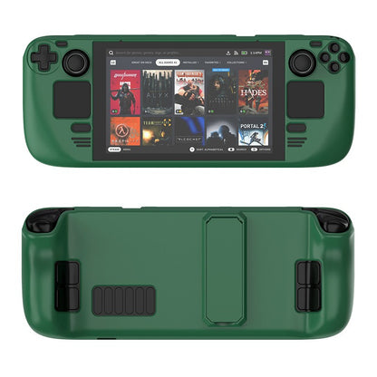(Hot Stock) New Colorful Protective Case For Steam Deck OLed Game Console Protective Cover ,For Steam Deck Shell with Bracket