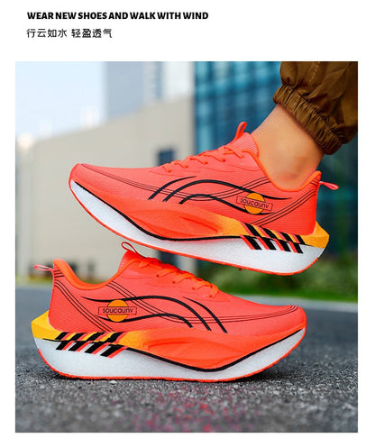 Running Shoes Casual Carbon Board Marathon Men Sports Tenis Air Breathable Women's Comfortable Athletic Nonskid Leisure Sneakers