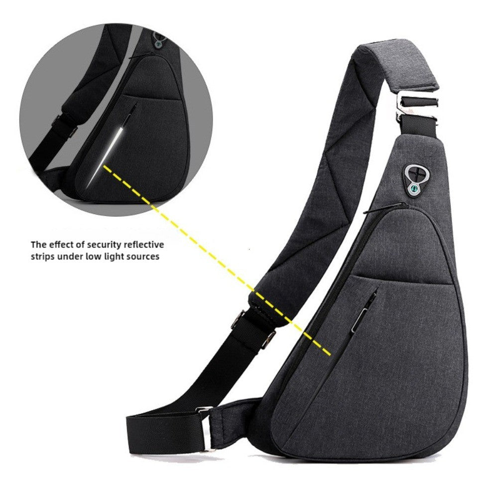 Sling Bag - Anti-theft Crossbody Shoulder Bag for Men and Women Sling Chest Crossbody Bag for Travel, Sport, Work Casual Daypack