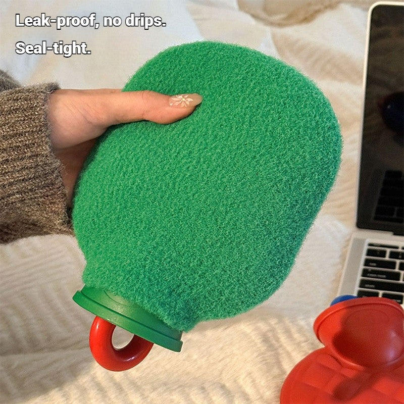 300/650ML Plush  Hot Water Bag  Winter Removable  Hot Water Bottle  Winter Hand Foot Warmer