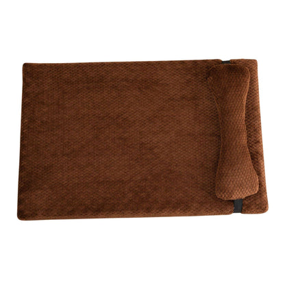 Cama Quente Calmante para Cães com Almofada, Tapete Felpudo e Fofo para Cães com Capa de Inverno Removível para Cães e Gatos de Porte Grande, Médio e Pequeno