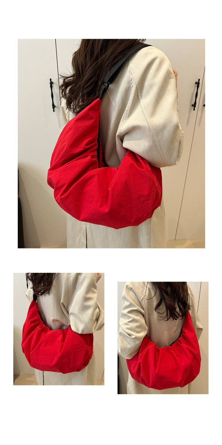 Large Capacity Simple Shoulder Bags Comfortable and Versatile Texture Crossbody Bags for Women Men Fashion Casual Storage Bags