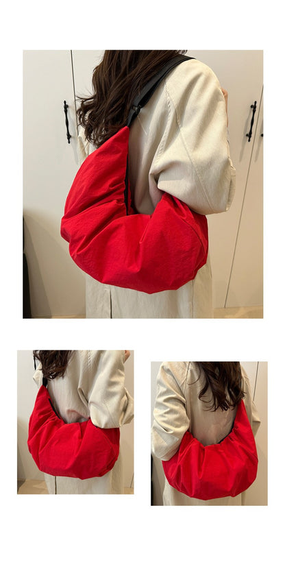 Large Capacity Simple Shoulder Bags Comfortable and Versatile Texture Crossbody Bags for Women Men Fashion Casual Storage Bags