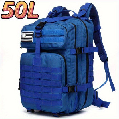 Mochila Tática Elite 50L/30L | Mochila de Trabalho e Militar 3X Mais Forte | Resistente e de Alta Durabilidade | Mochila de Sobrevivência MOLLE de 3 Dias