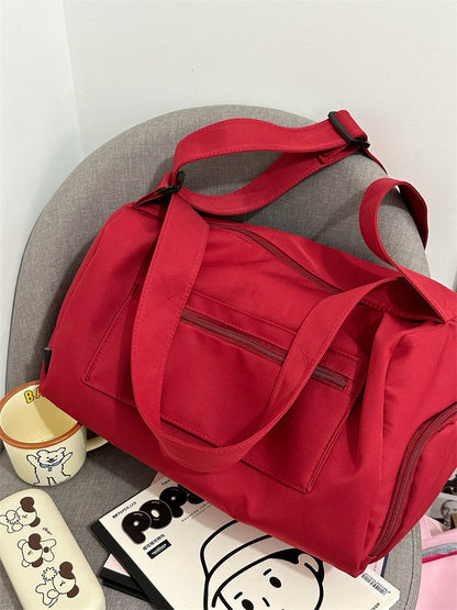 Large Crossbody Travel Tote Bags for Women 2024 Canvas Shoulder Messenger Bag Sports Yoga Satchels Fashion Woman Handbag