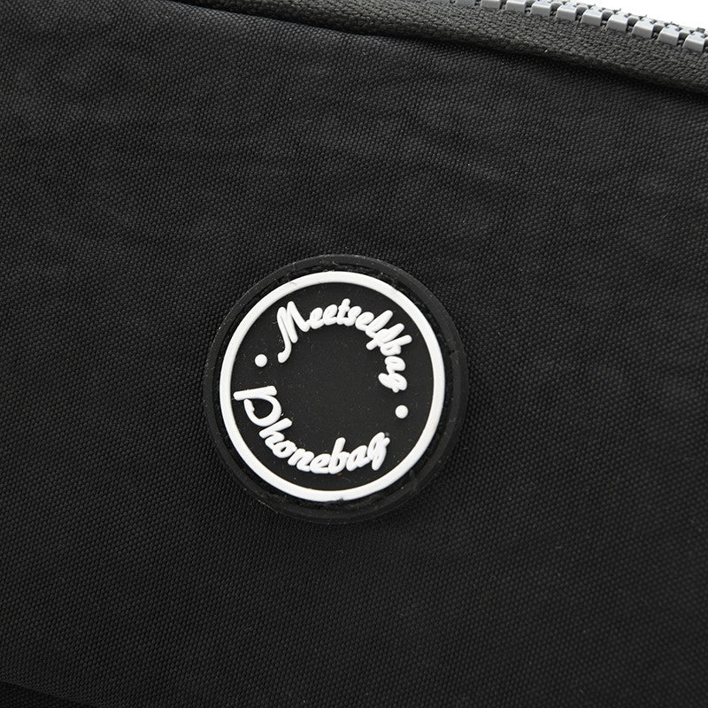 New long women's clutch, three-layer zipper, large-capacity coin purse