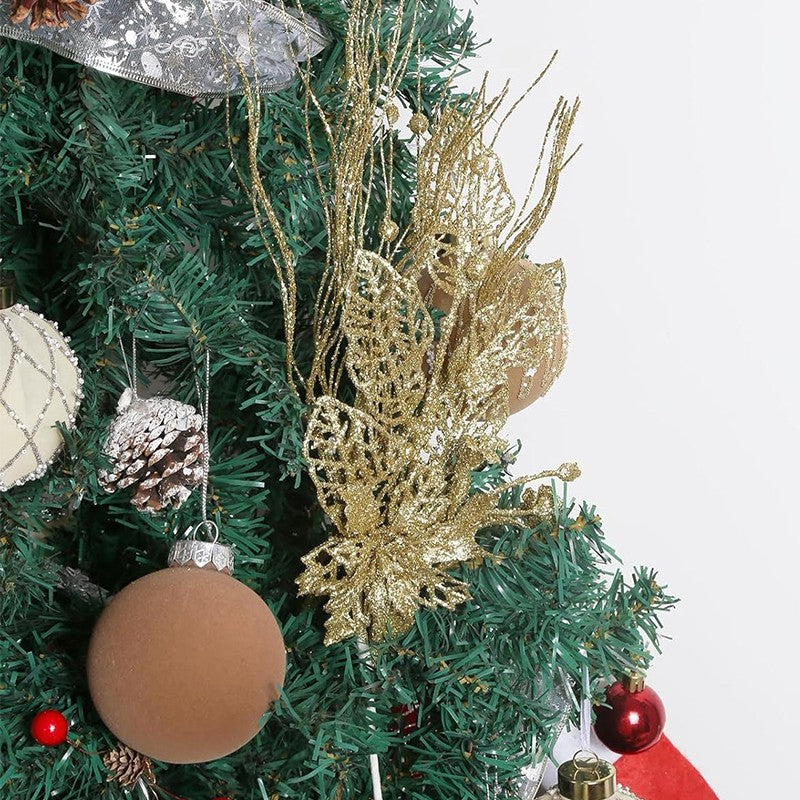 Artificial Flowers Berry Bouquet Christmas Tree Decoration Xmas Ornaments for Home Decor New Year Party Supplies Accessory
