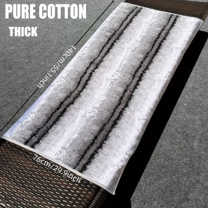 100% Cotton Thicked Gradient Color Bath Towel Yarn-dyed Jacquard Towels Absorbent Soft Beach Towels Bathroom Towel
