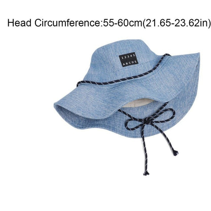 Chapéu de sol retrô protetor solar ocidental cowboy leve aba larga jeans balde chapéu estilo japonês tecido pescador viagem
