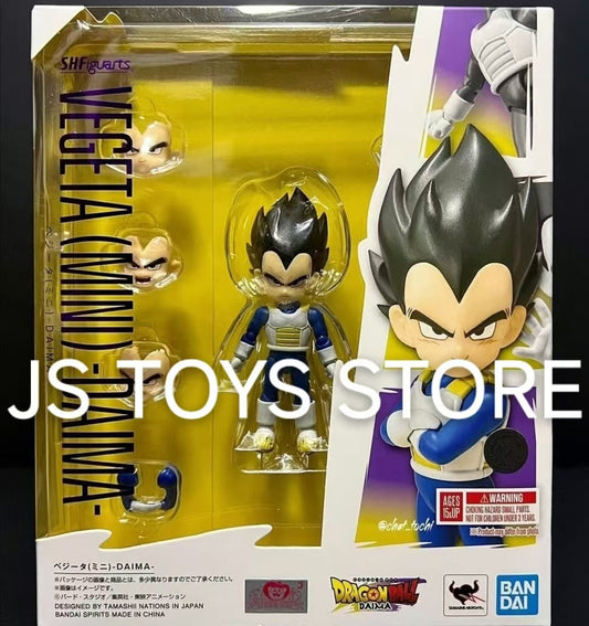 BANDAI S.H.Figuarts SHF Dragon Ball Vegeta Goku Piccolo Super Saiyan MINI DAIMA Anime Action Figures Model Toys