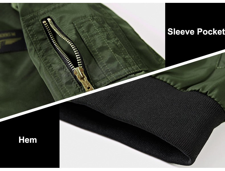DIMUSI Men's Bomber Jackets Casual Male Outwear Windbreaker Coats Fashion Hip Hop Men Sports Pilot Baseball Jackets Clothing