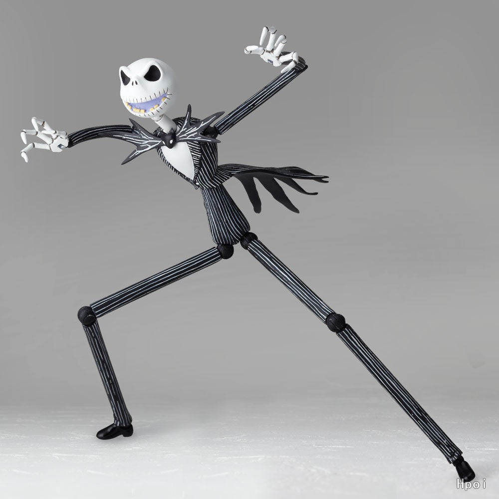 Original Véspera de Natal Jack Skellington Noite Luminosa Action Figures Decoração de Quarto Presente de Natal Presente de Halloween Brinquedos