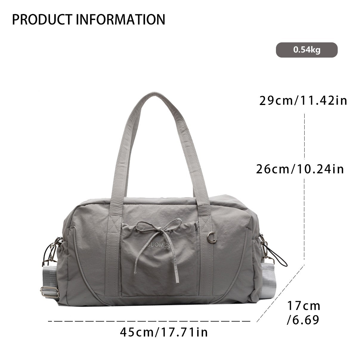 New Travel Bag Large Capacity Shoulder Portable Luggage Bag Travel Storage Bag Boarding Bag Sports Fitness Bag for Women