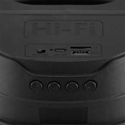 Caixa de som Bluetooth 3000W, alto-falante duplo de 4 polegadas, subwoofer estéreo portátil para ambientes externos, alto-falante sem fio 5.0, luz LED recarregável