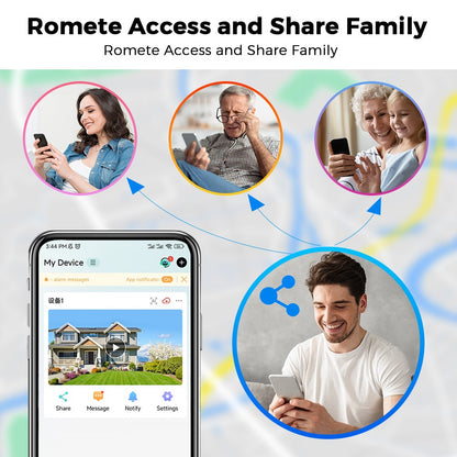 4MP 2K PTZ Wifi Camera ICsee HD Outdoor Surveillance Camera IP66 Waterproof Night Vision Human Detection Alert Home Security CAM