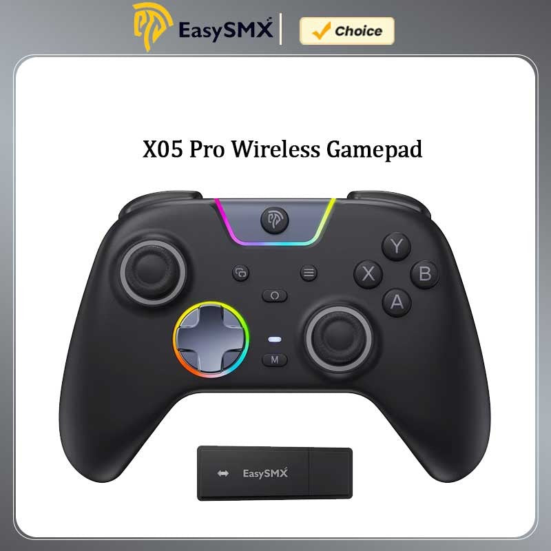 EasySMX X05 Pro Wireless Gamepad?Game Controller with Dual Rumble Motors, Impulse Triggers for PC Nintendo Switch Phone Steam TV
