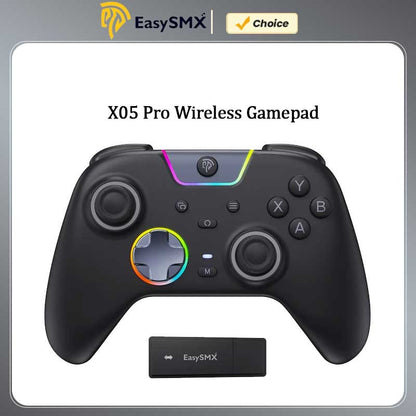 EasySMX X05 Pro Wireless Gamepad?Game Controller with Dual Rumble Motors, Impulse Triggers for PC Nintendo Switch Phone Steam TV
