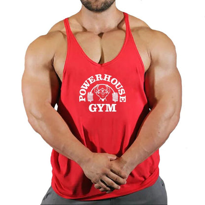Gym Top Men Bodybuilding Shirt Fitness Men's Vest Singlet Sleeveless Sweatshirt Man Clothes Clothing Stringer Vests Singlets