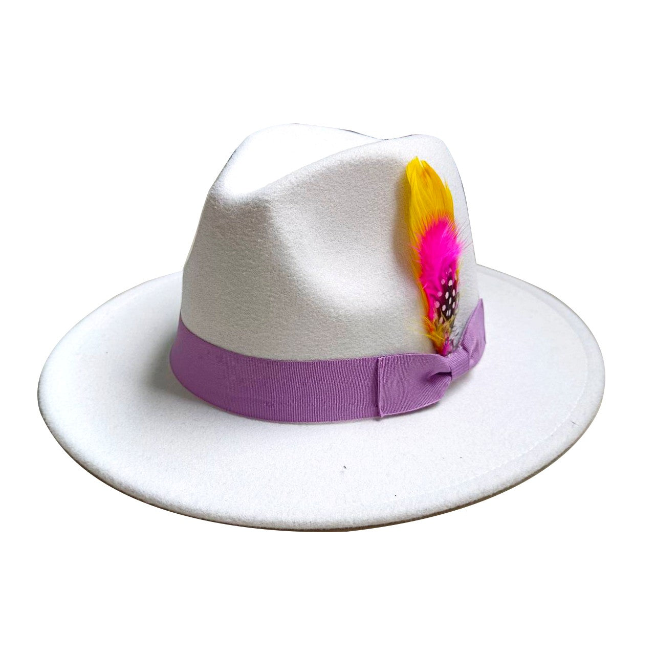 Leather Pink Fedora Wide brimmed Jazz Hat Autumn/Winter Classic Elegant Panama Hat Gentleman Hat Wholesale Sombrero