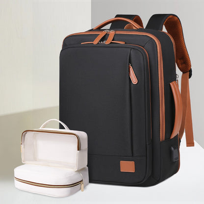 The New Unisex Backpack for Short-Distance Business Trips, Lightweight Travel Bag, Computer School Bag Storage Bag Combination