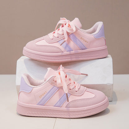 Children's Board Shoes Boys Sneakers 3-18 Years Old Khaki Boys Girls Single Shoes Four Seasons Non-slip Kids De Training Shoes