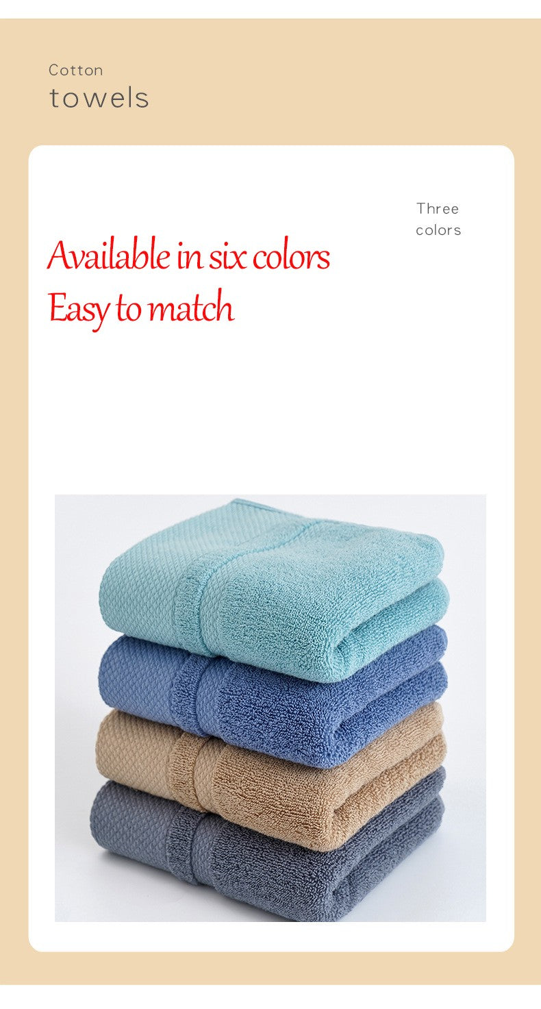 4pcs/Set Cotton Premium Hand Towel Set Lightweight And Highly Absorbent Quick Drying Thicken Soft Face Hand Towel 35x75CM