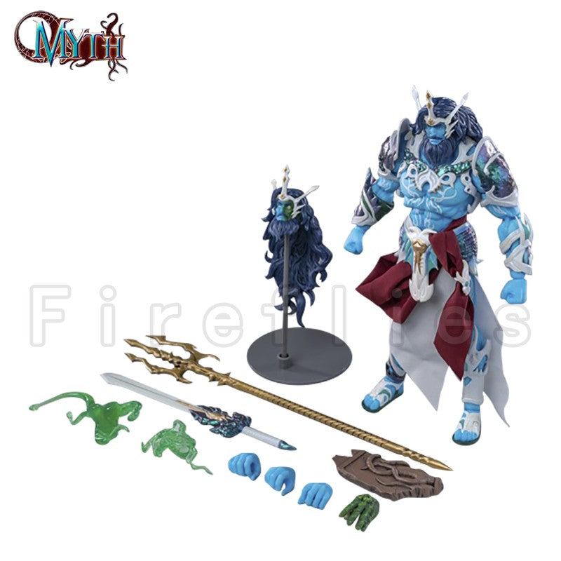 Shinfu Toys Boneco Articulado 1/12 Deuses do Mito Zeus Hades Poseidon Anime Para Presente