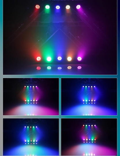 3w*60 led rgb 3 in 1 par light dmx 512 sound control dj party lights wedding disco lights ballroom club projection stage lamp