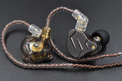 KZ ZSN Pro Metal Earphones 1BA+1DD Hybrid Technology HIFI Bass Earbuds In Ear Monitor Headphones Sport Noise Cancelling Headset