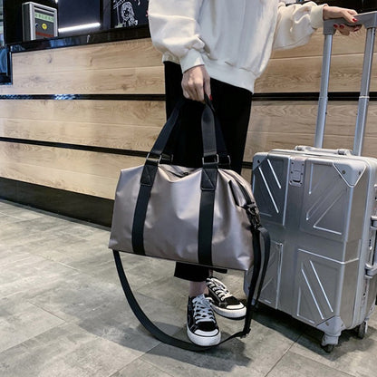 Waterproof Oxford Cloth Travel Bag Brand Travel Handbag Women Large Capacity Fashionable Shoulder Bag Sports Fitness Handbags