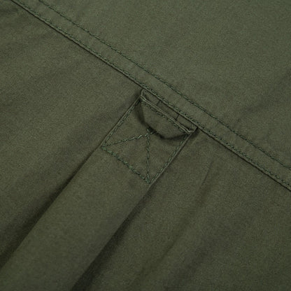 Summer military cargo shirt men's cotton wear-resistant loose short sleeved outdoor army tactical shirt multi pocket solid color