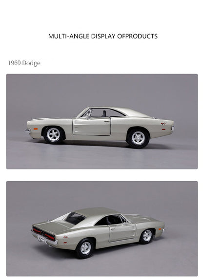 Maisto 1:24 Dodge Charger R/T 1969 Carro de Liga Leve Fundido e Veículos de Brinquedo Modelo de Carro em Miniatura para Crianças