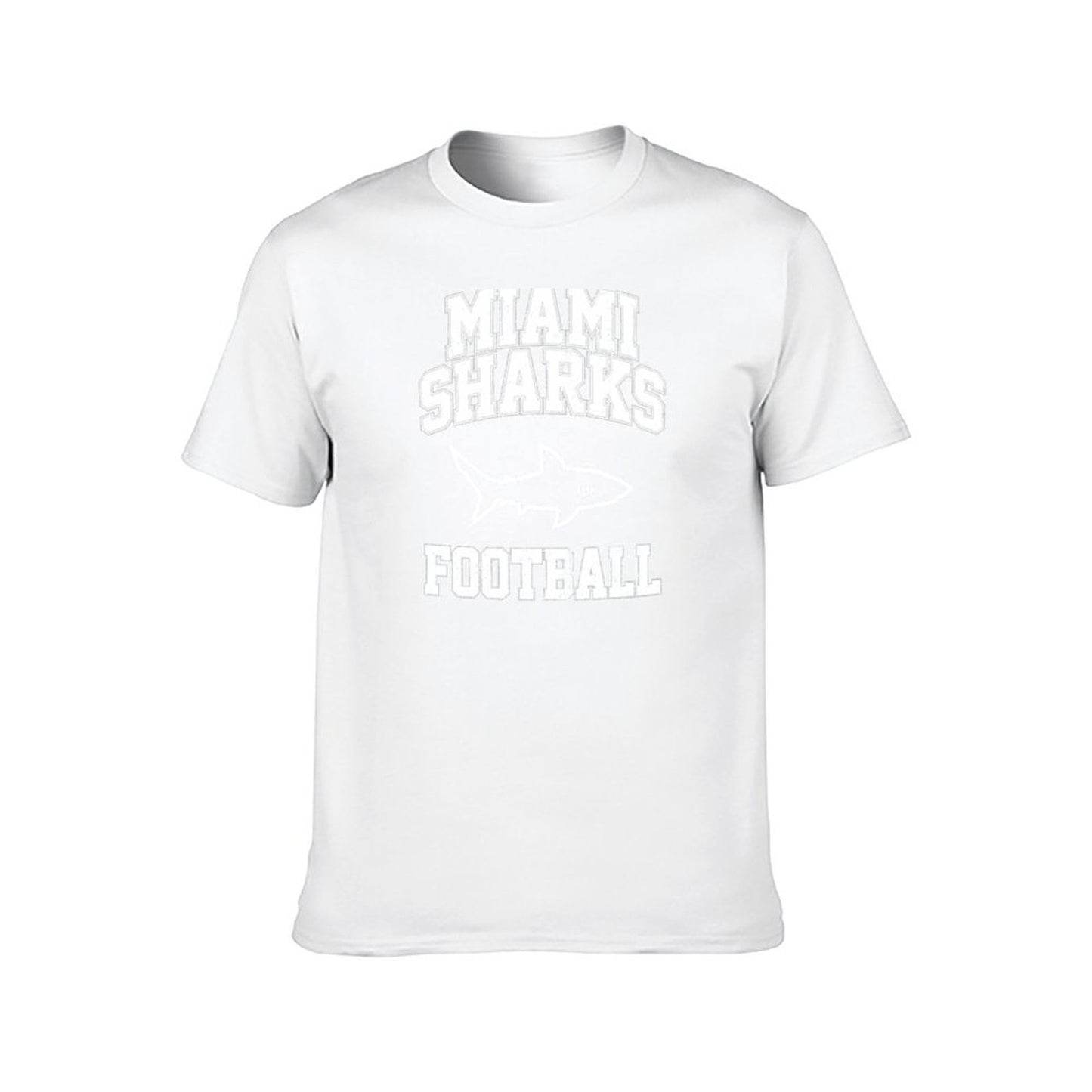 Miami Sharks Football T-Shirt t shirt man plain t shirts for man cotton funny t shirt personalised T-Shirt