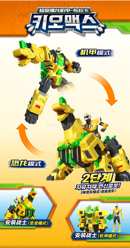 Mini Force 2 Super Dino Power Transformation Robot Toys Action Figures MiniForce X Simulação Animal Deformação Dinossauro Brinquedo