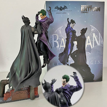 Boneco de Ação Batman VS Coringa Arkham HQ Anime Bruce Wayne Coringa com Base Estátua Grande Modelo de Coleção Presentes de Halloween
